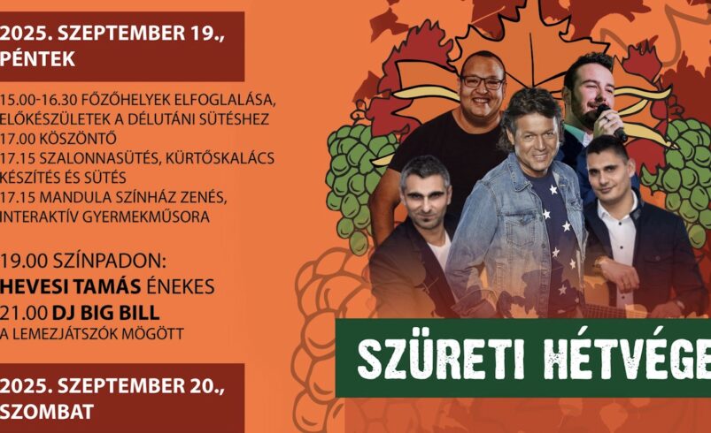 Szüreti hétvége Csongrádon
